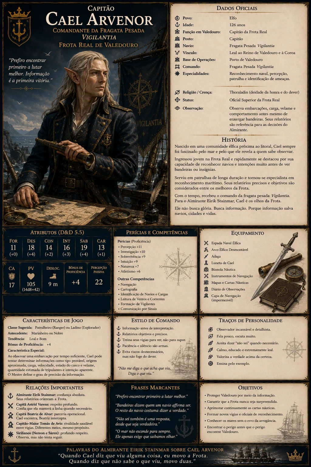 Capitão Cael Arvenor