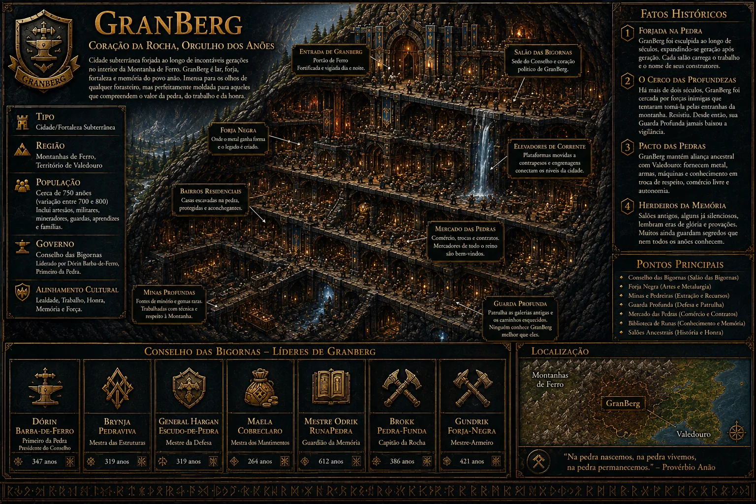 Ficha artística oficial de GranBerg